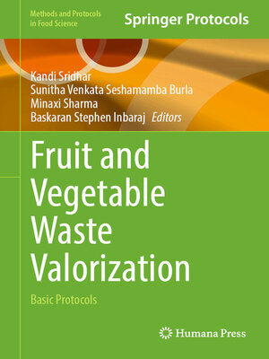 cover image of Fruit and Vegetable Waste Valorization